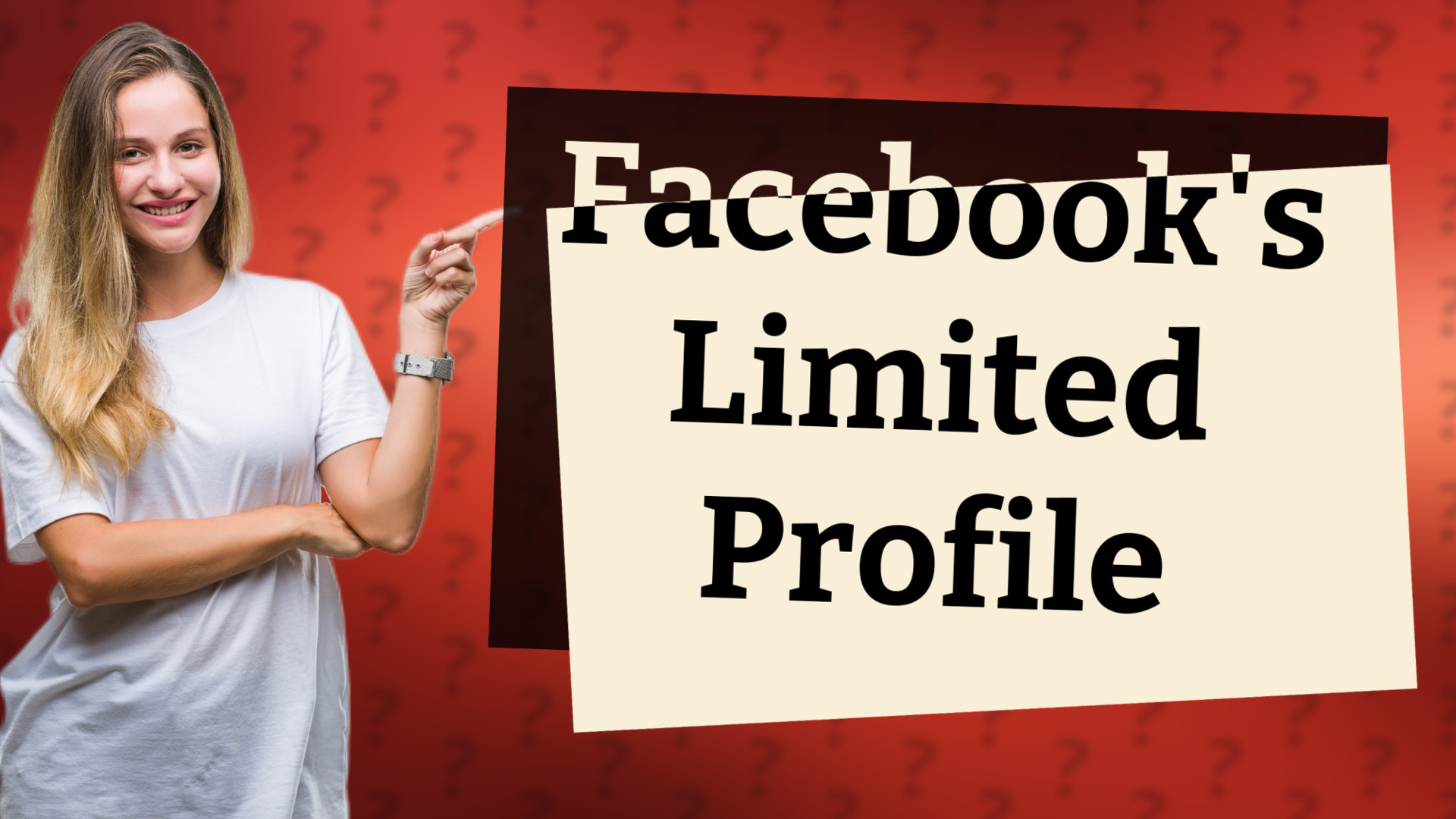 Facebook's Limited Profile