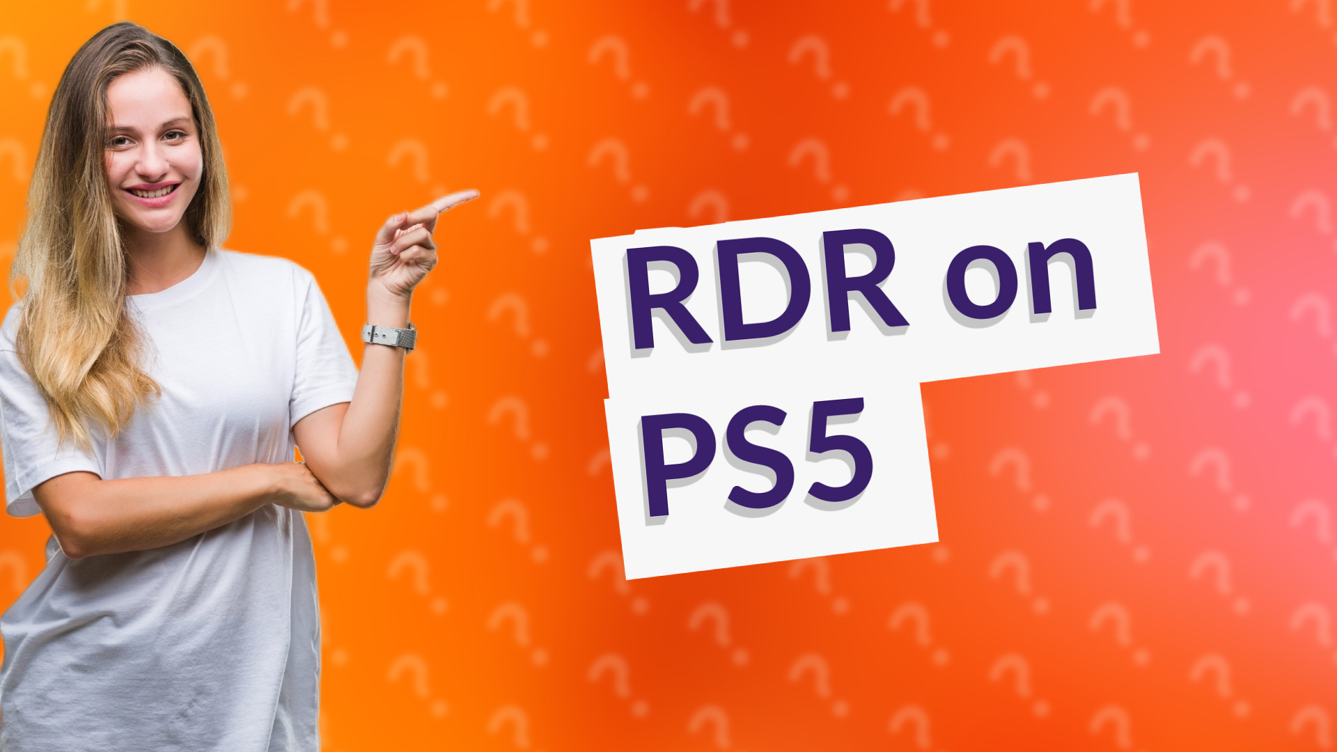 RDR on PS5