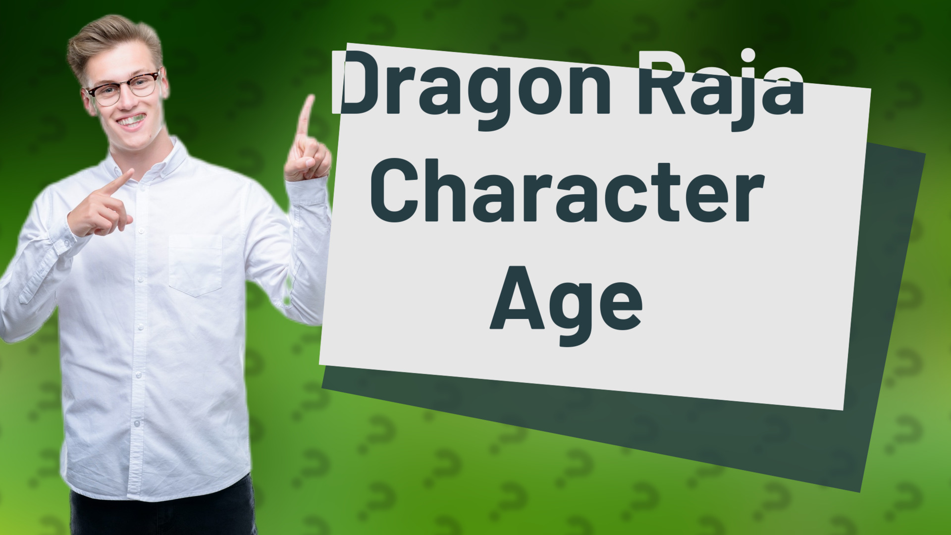 Dragon Raja Character Age