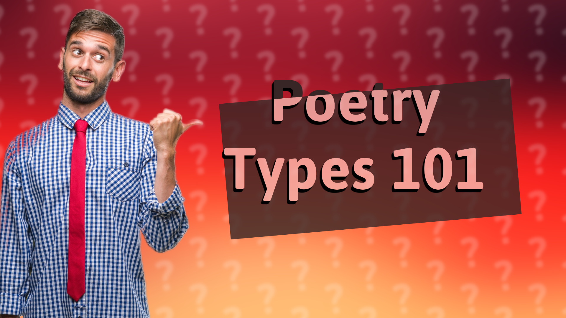 Poetry Types 101