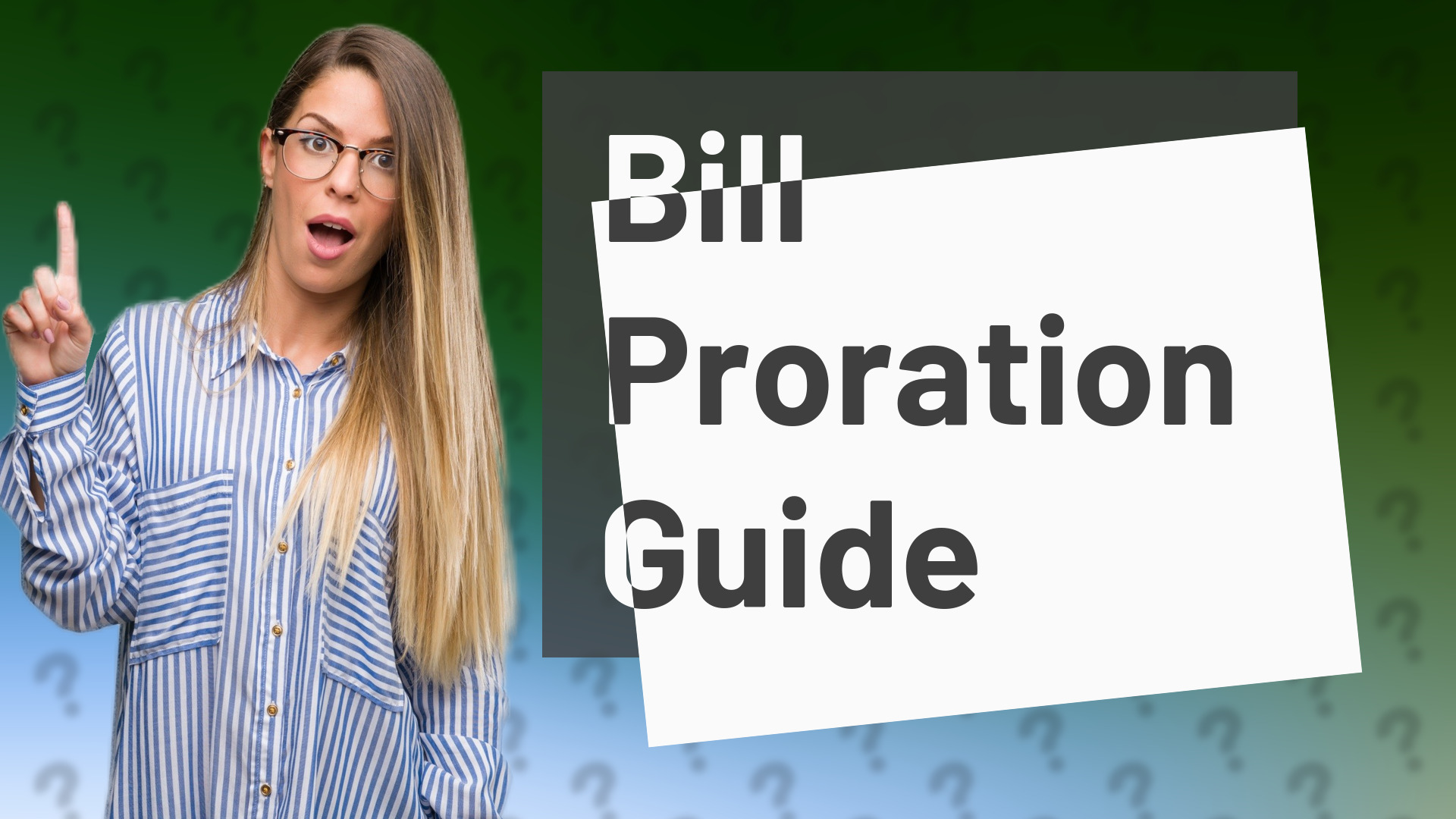 Bill Proration Guide