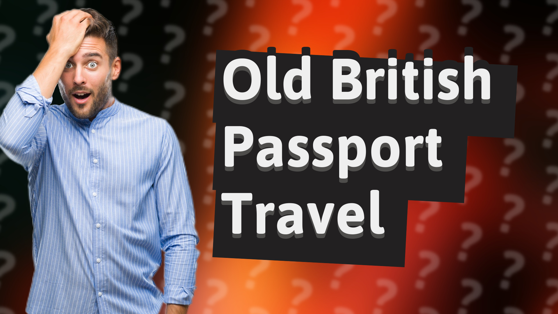 Old British Passport Travel