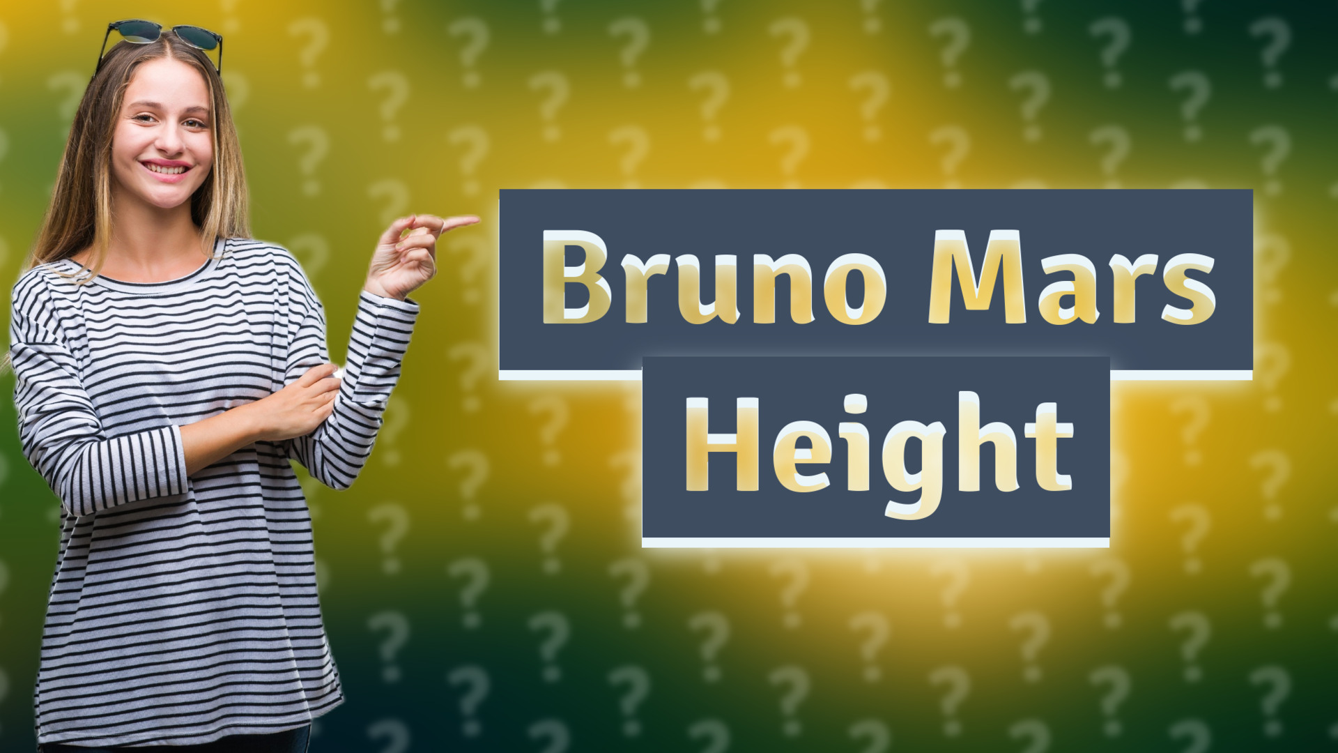 Bruno Mars Height