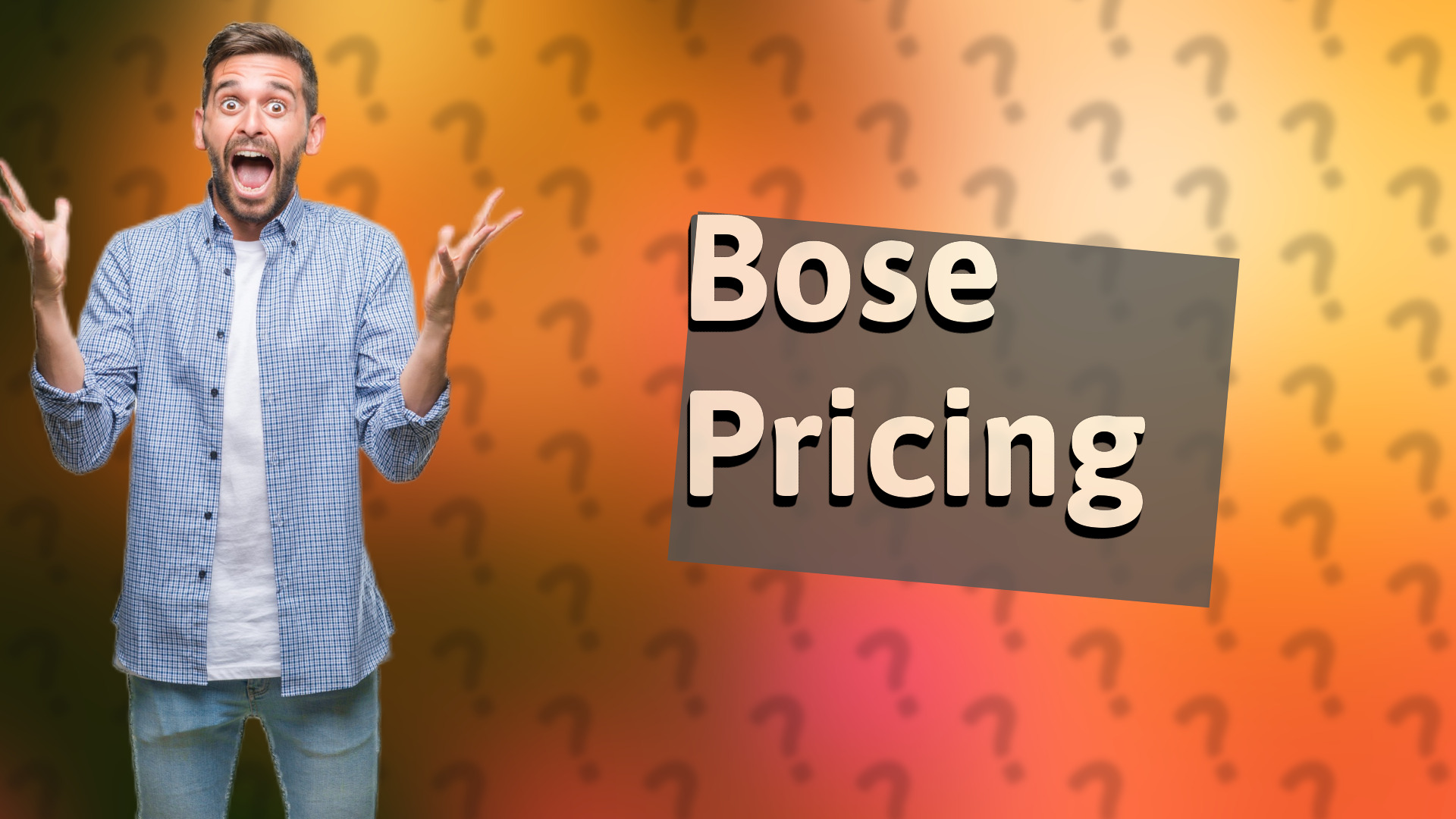 Bose Pricing