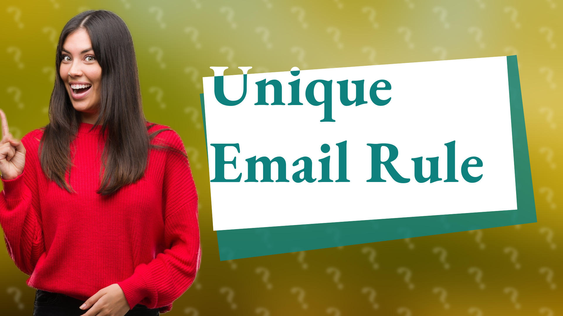 Unique Email Rule