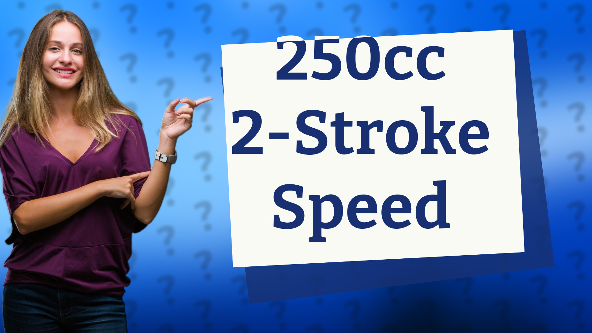 250cc 2-Stroke Speed