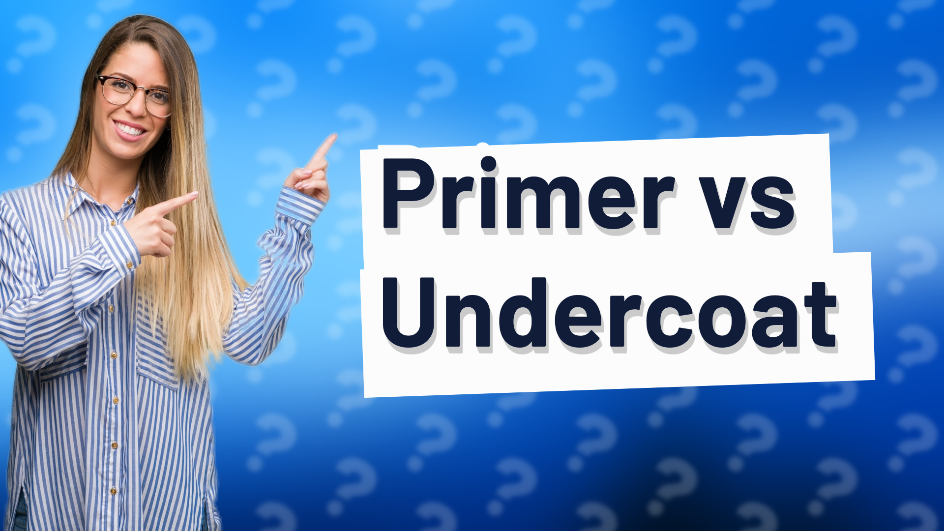 Primer vs Undercoat