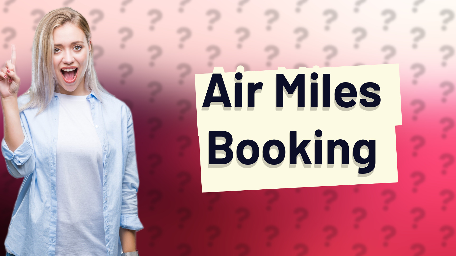 Air Miles Booking