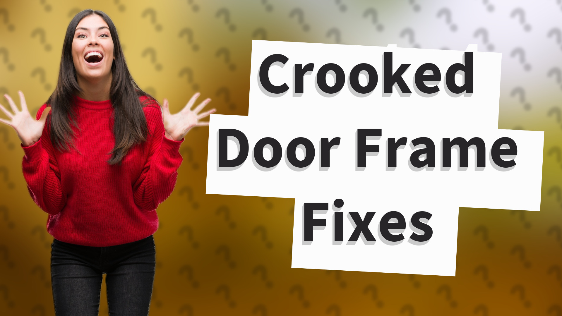Crooked Door Frame Fixes