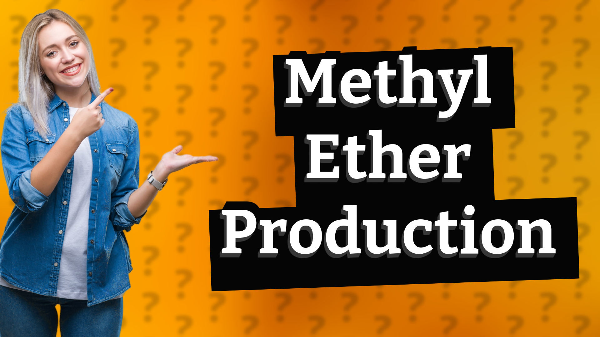 Methyl Ether Production