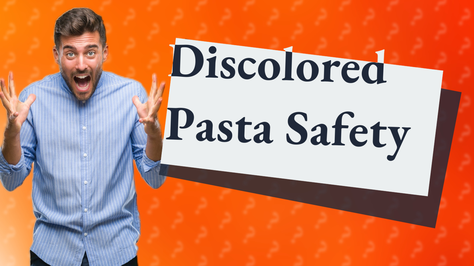 Discolored Pasta Safety