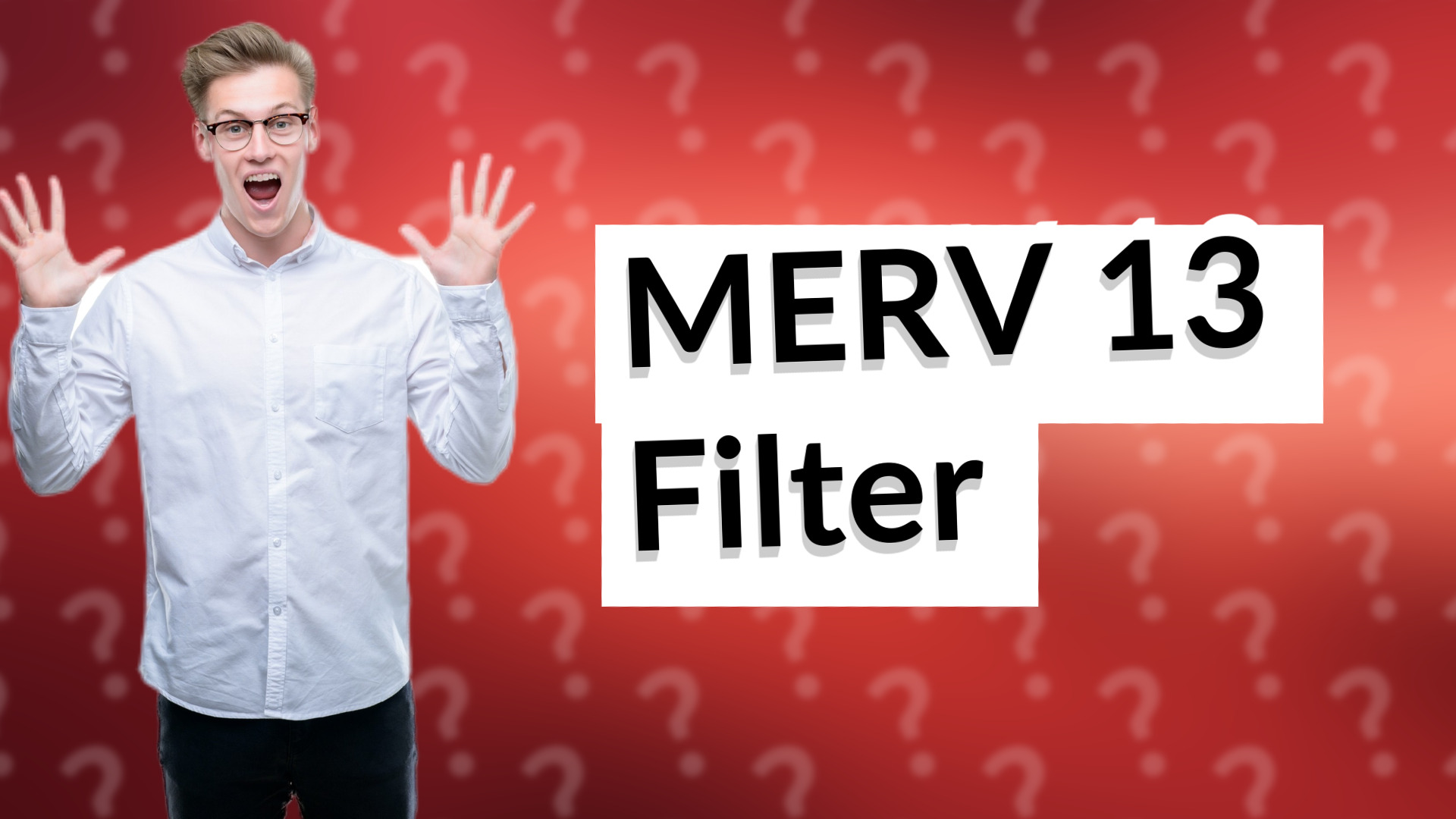 MERV 13 Filter