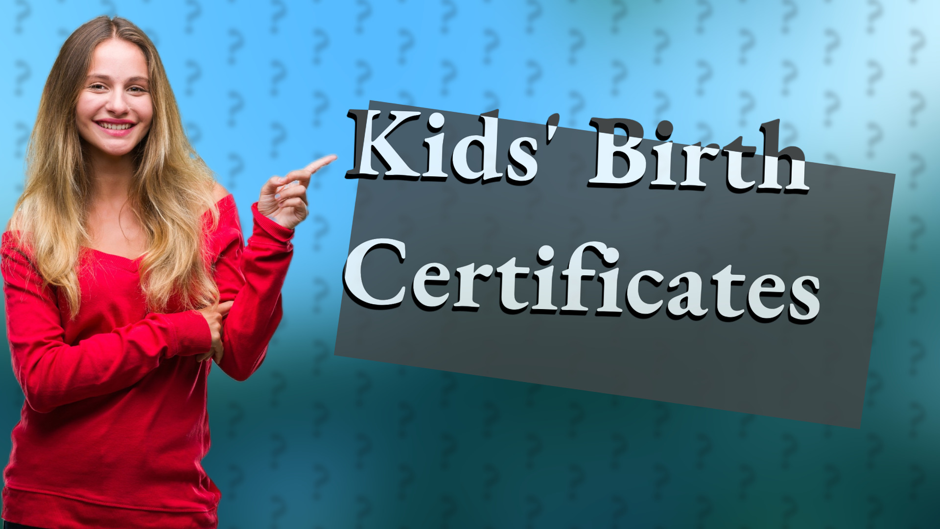Kids' Birth Certificates