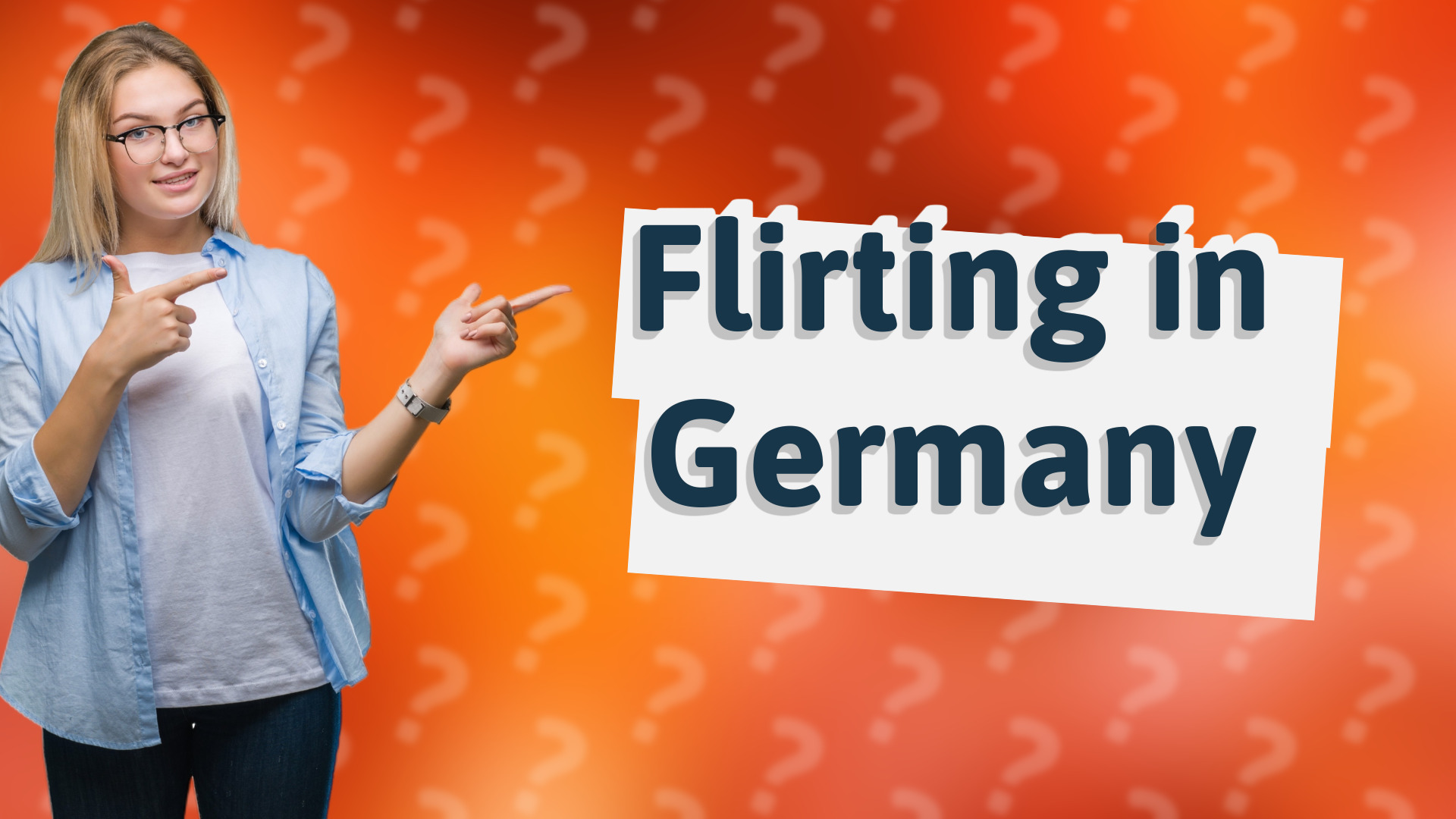 Flirting in Germany