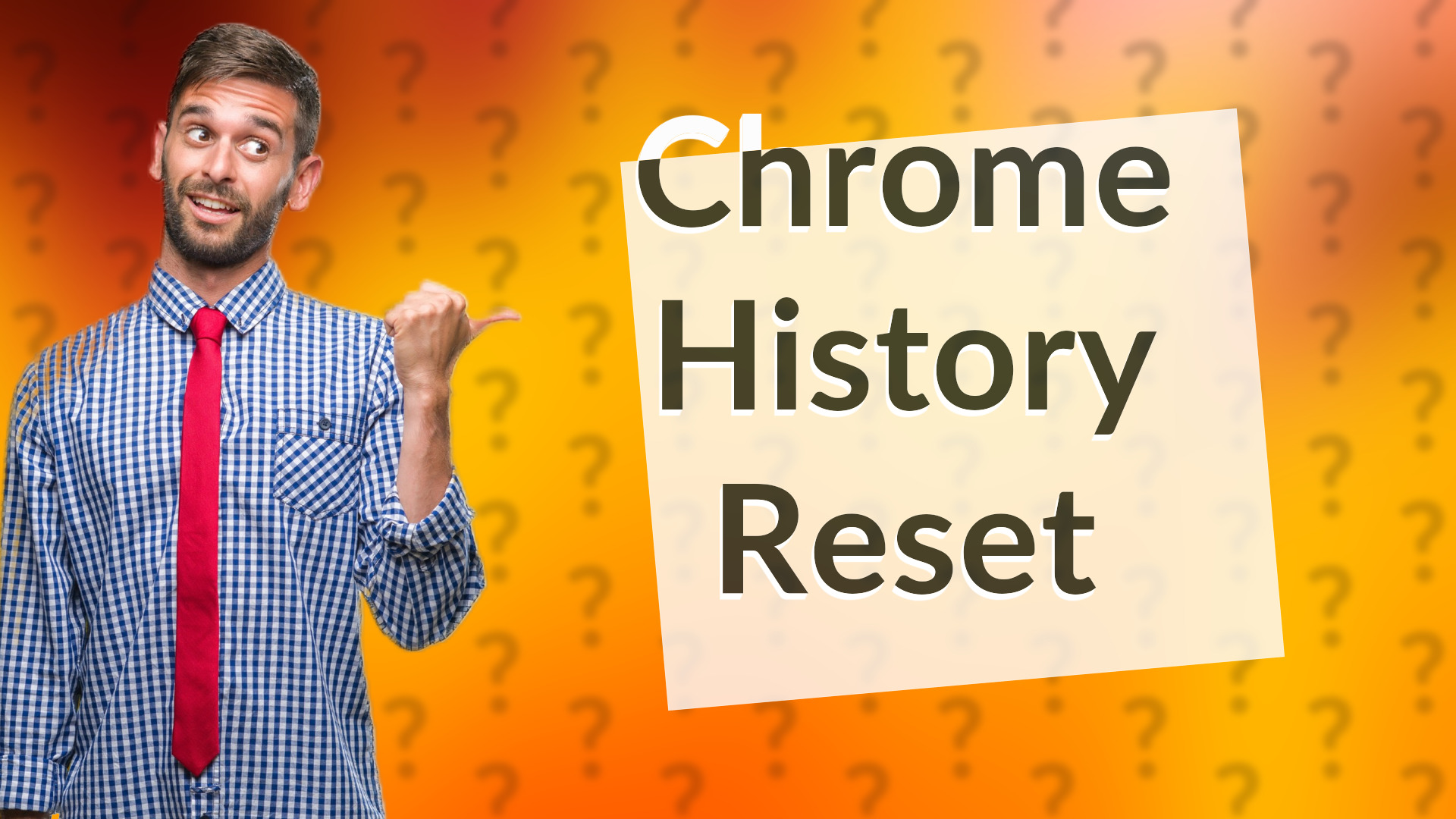 Chrome History Reset