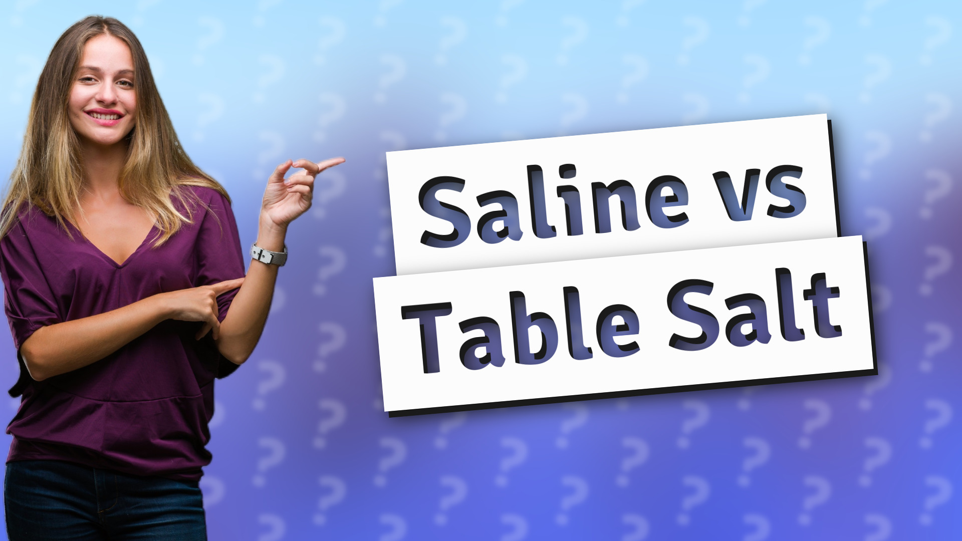 Saline vs Table Salt