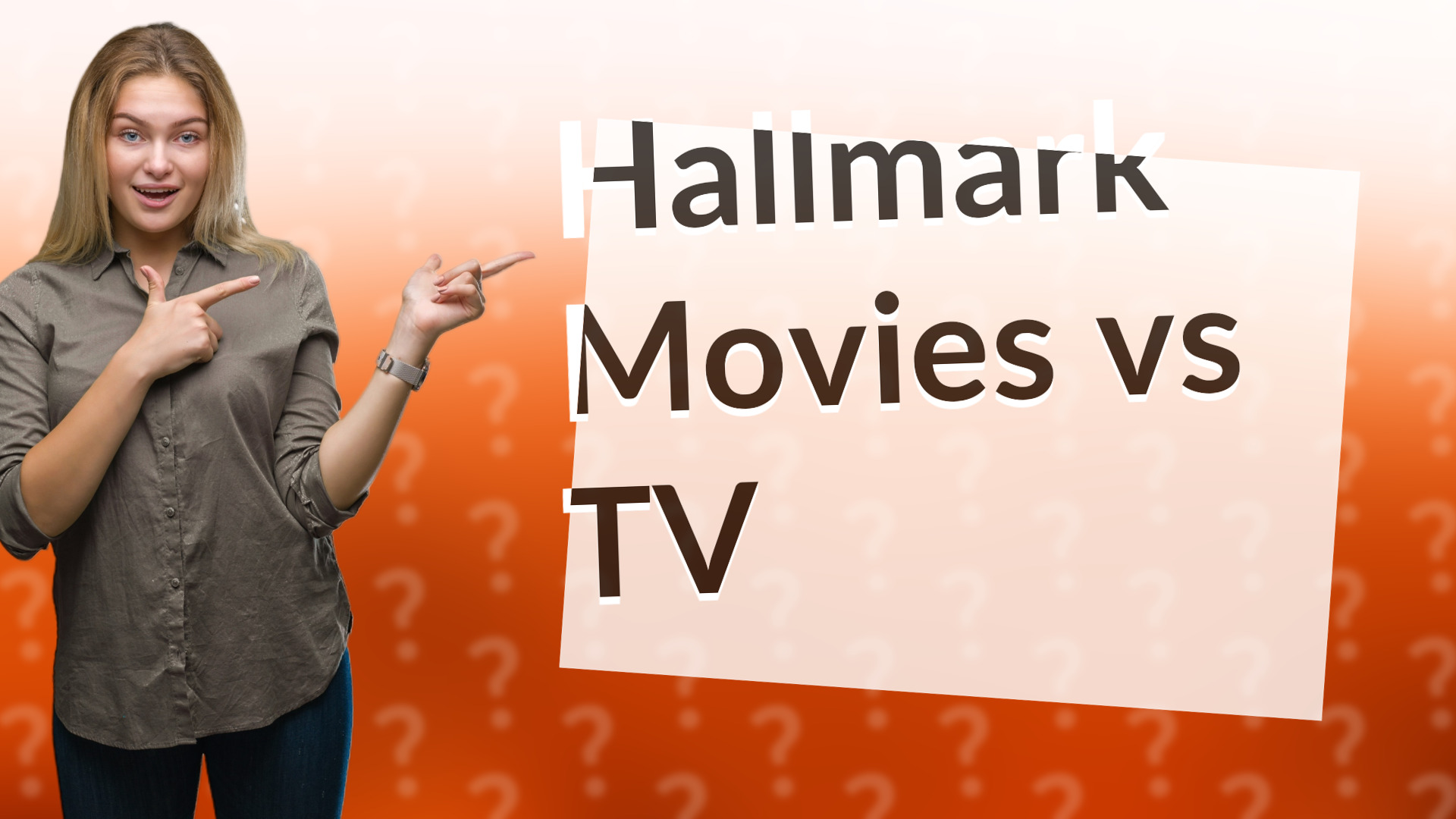 Hallmark Movies vs TV