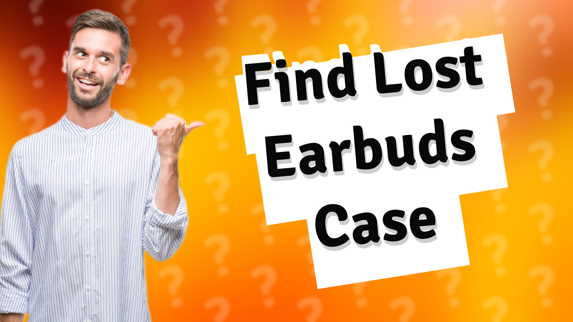 Find Lost Earbuds Case