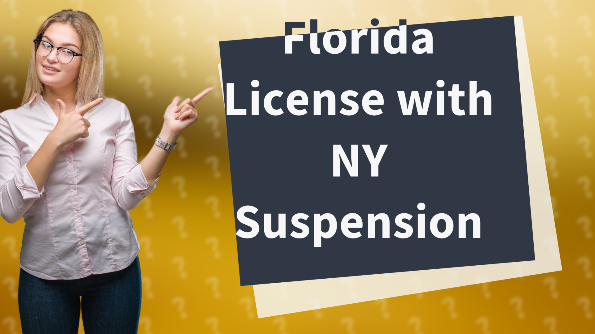 Florida License with NY Suspension