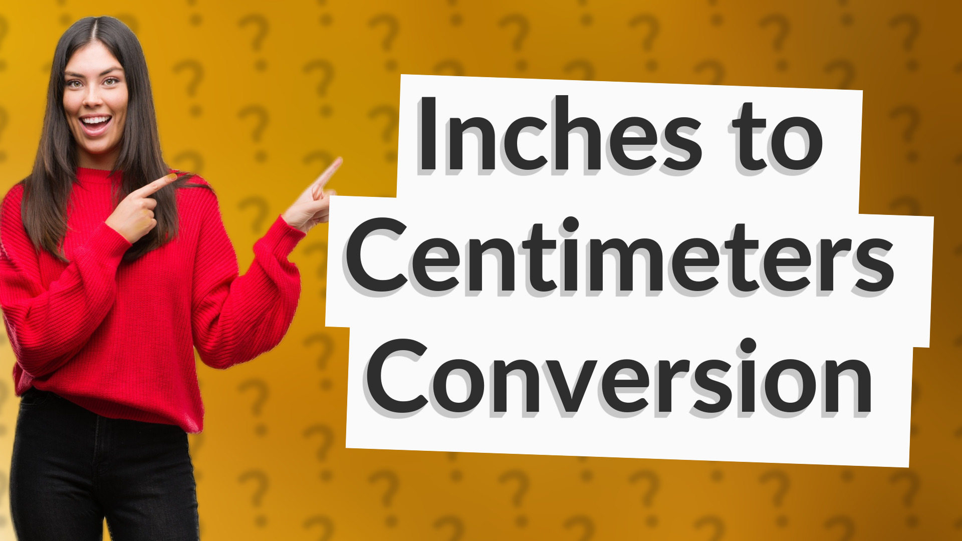 Inches to Centimeters Conversion