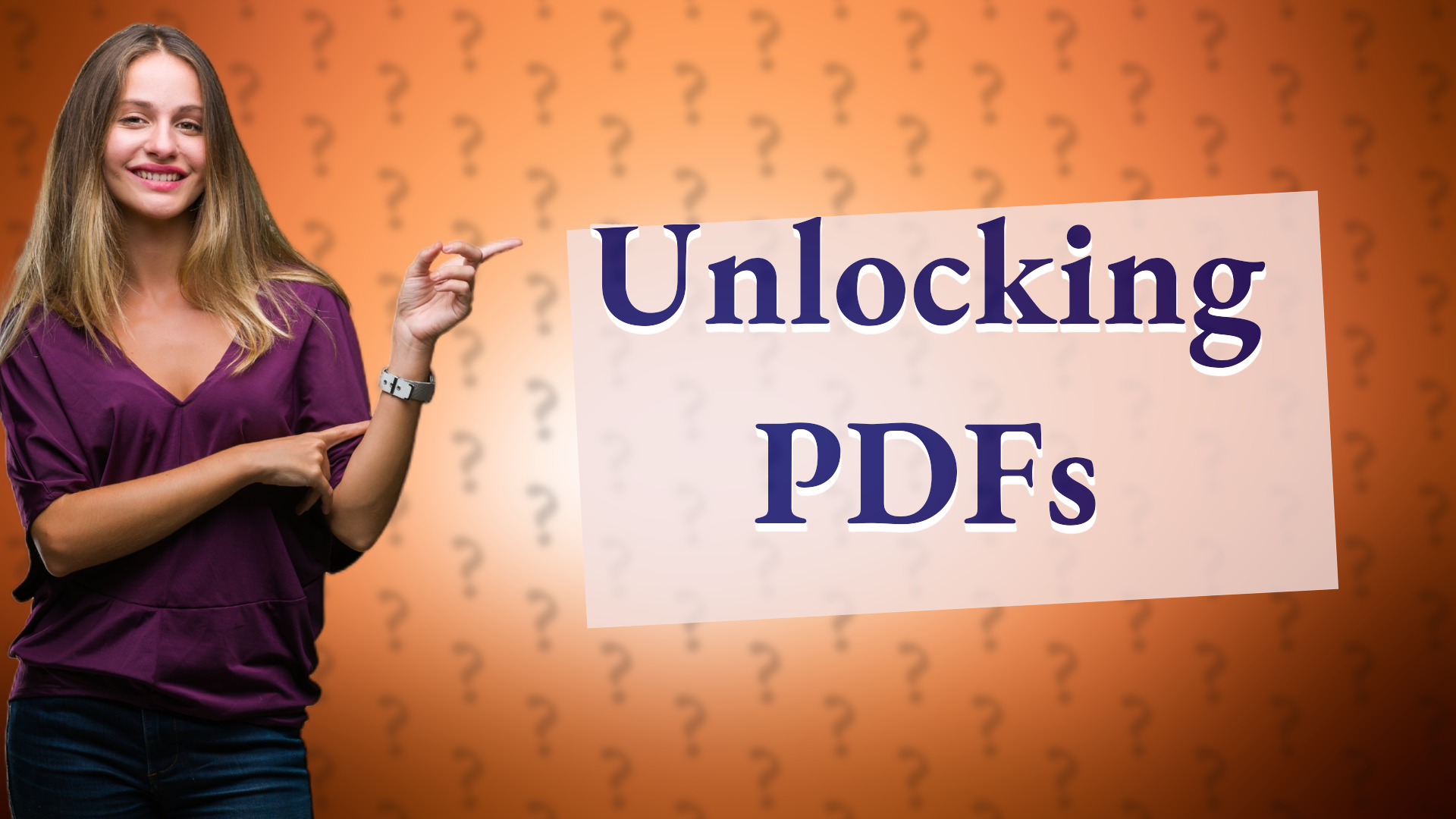 Unlocking PDFs