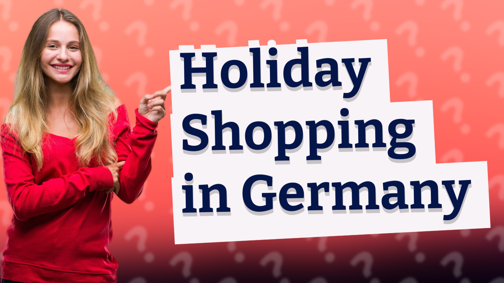 Holiday Shopping in Germany