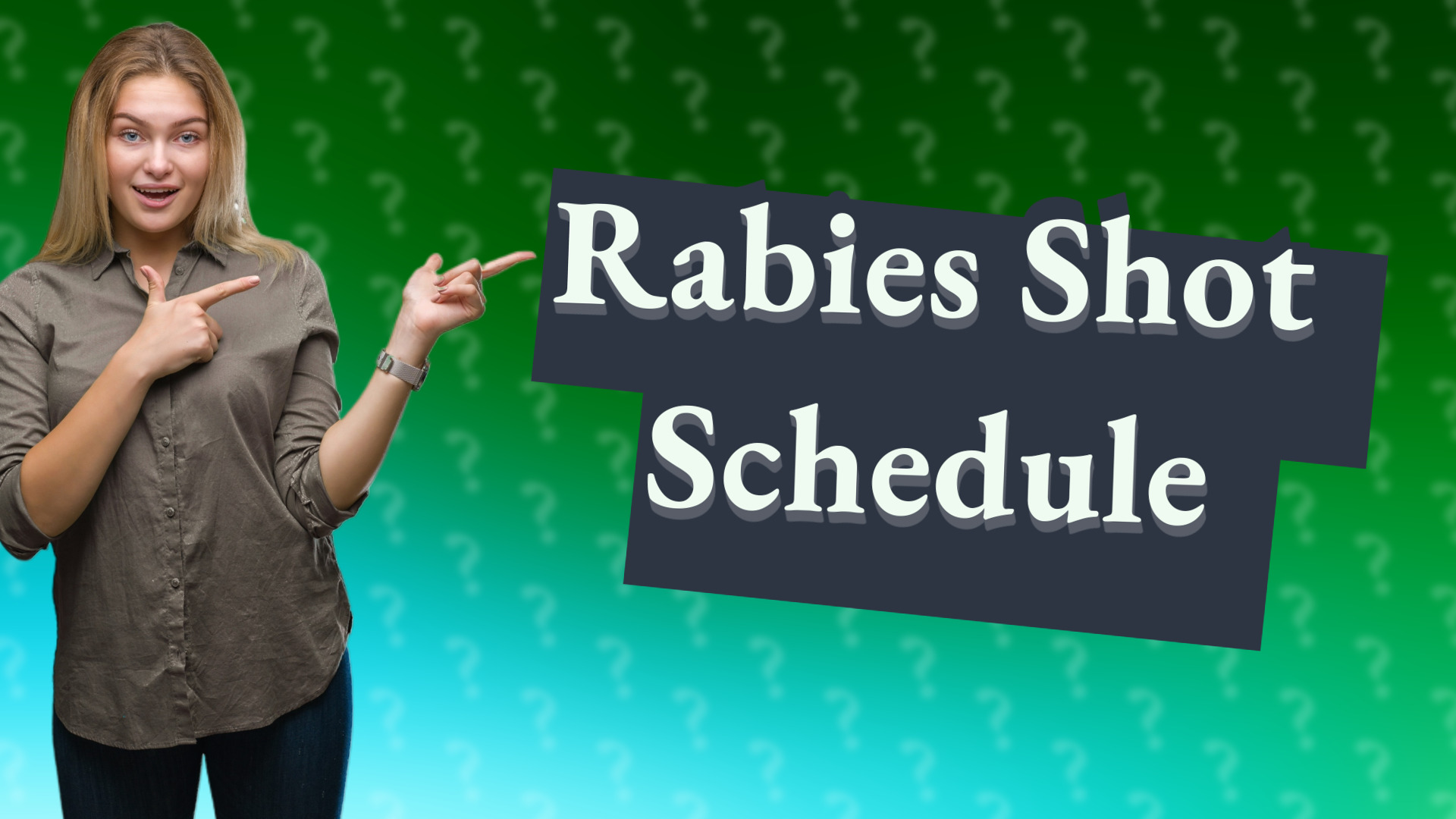 Rabies Shot Schedule