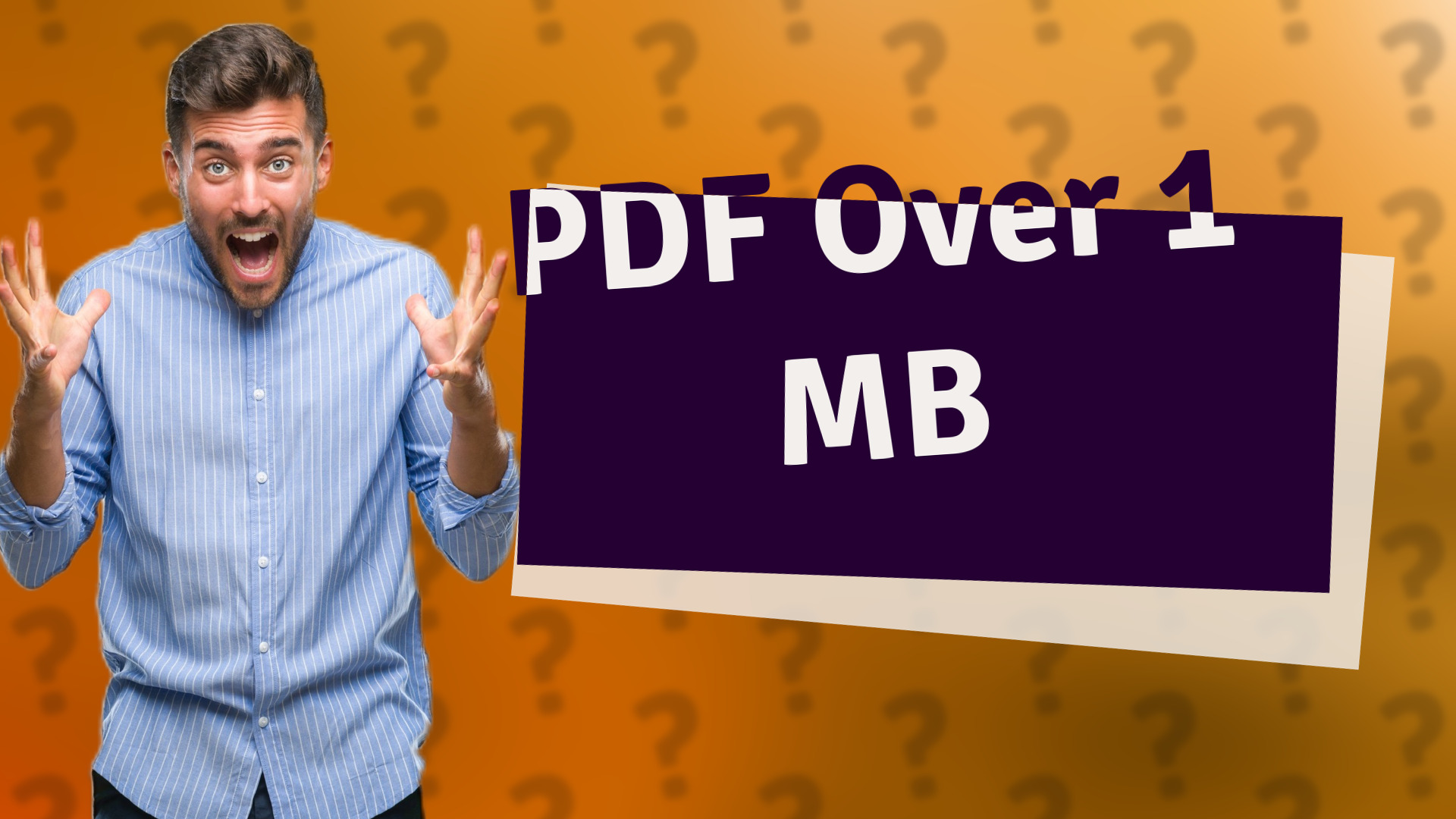 PDF Over 1 MB