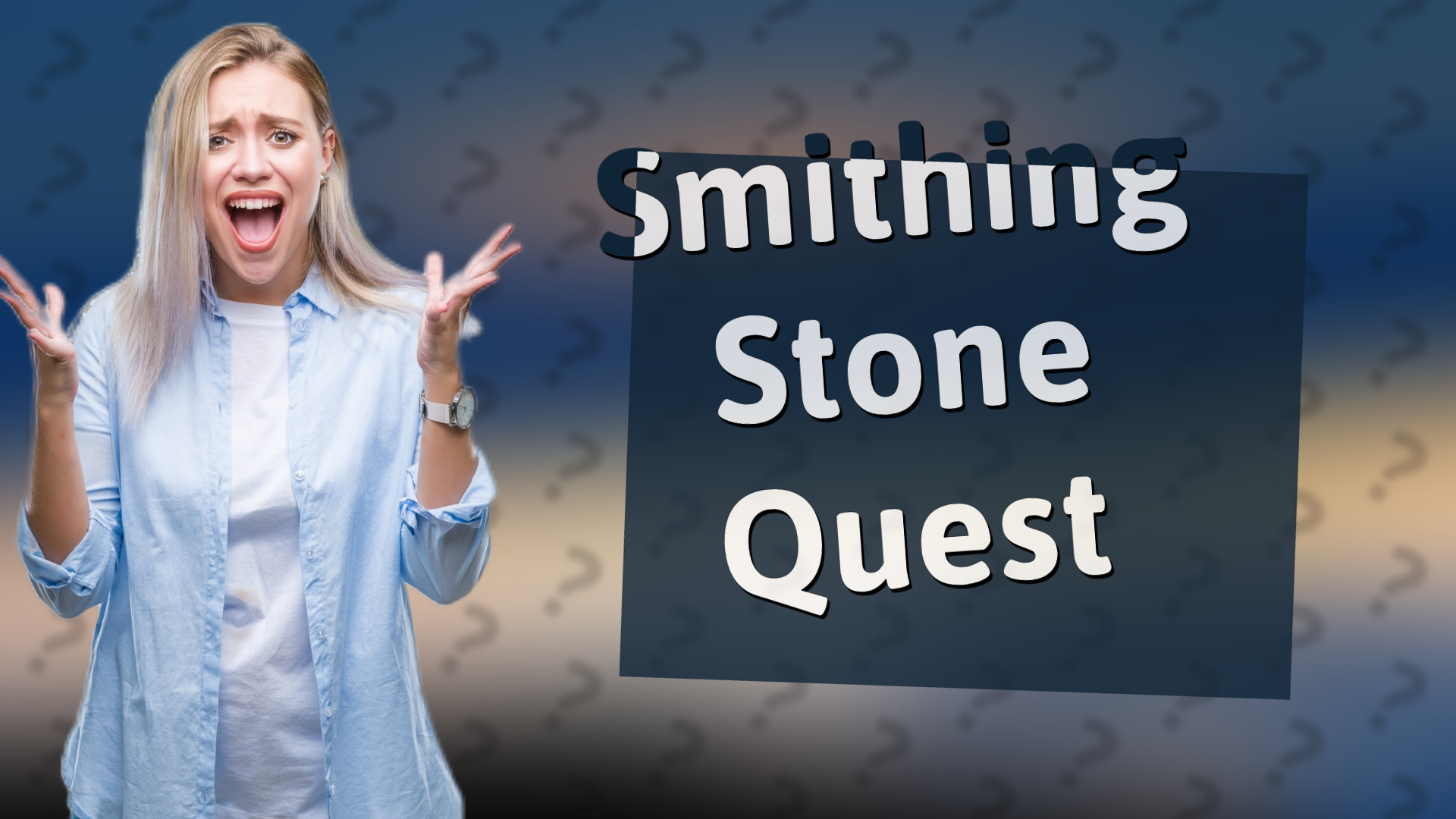 Smithing Stone Quest
