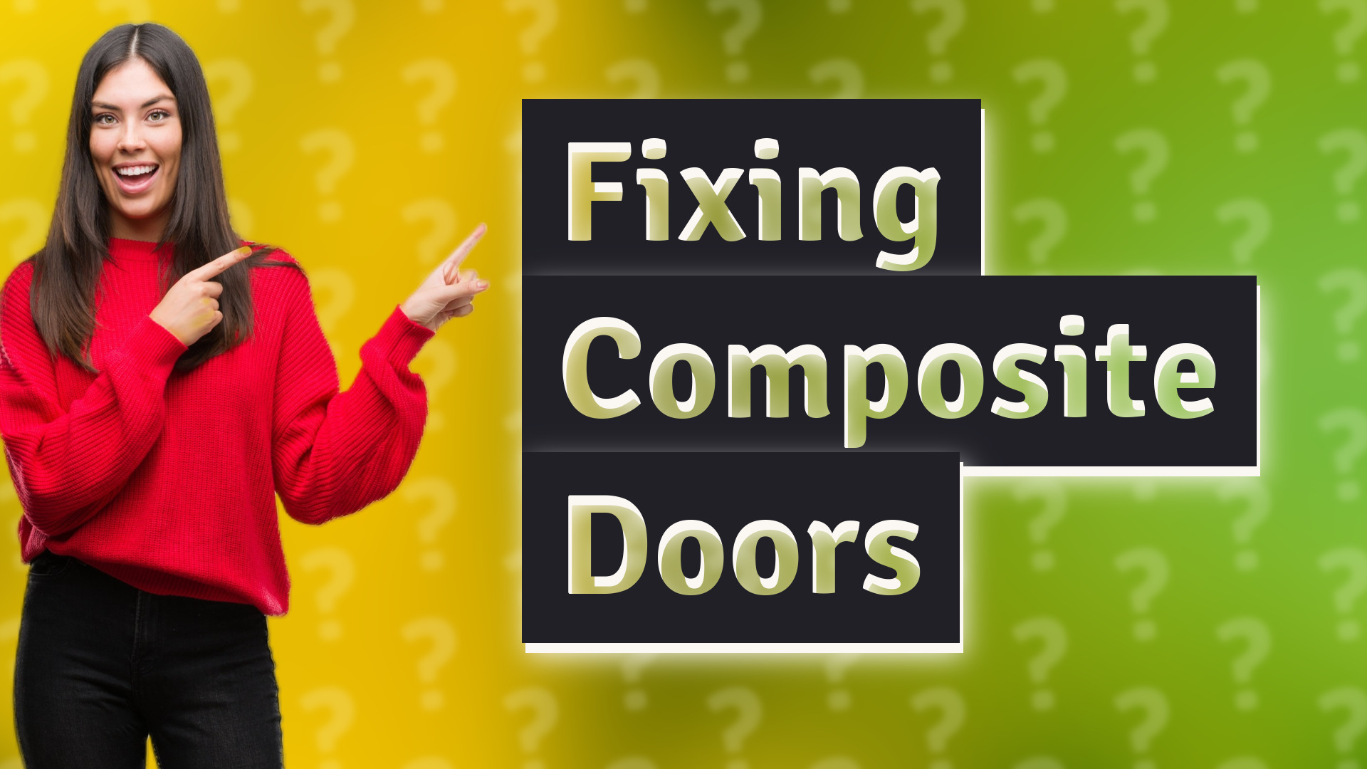 Fixing Composite Doors