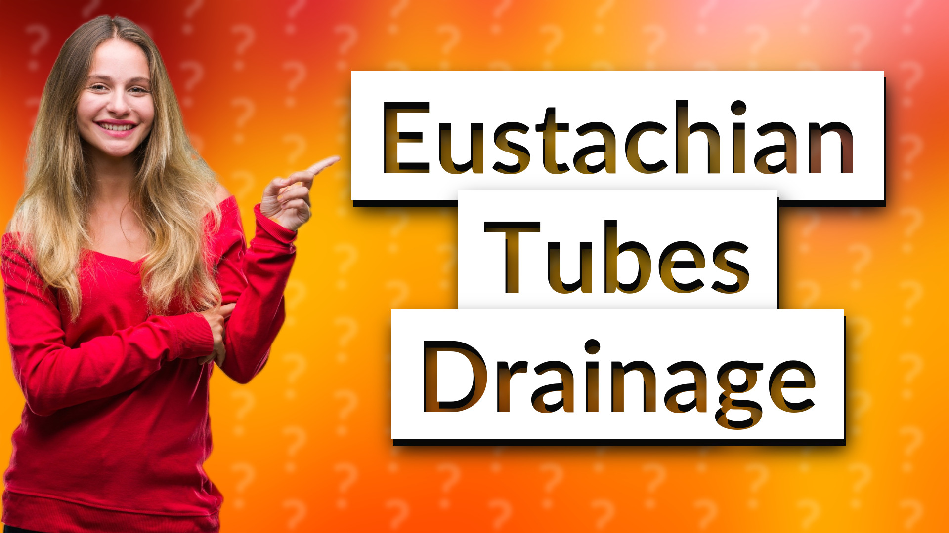 Eustachian Tubes Drainage