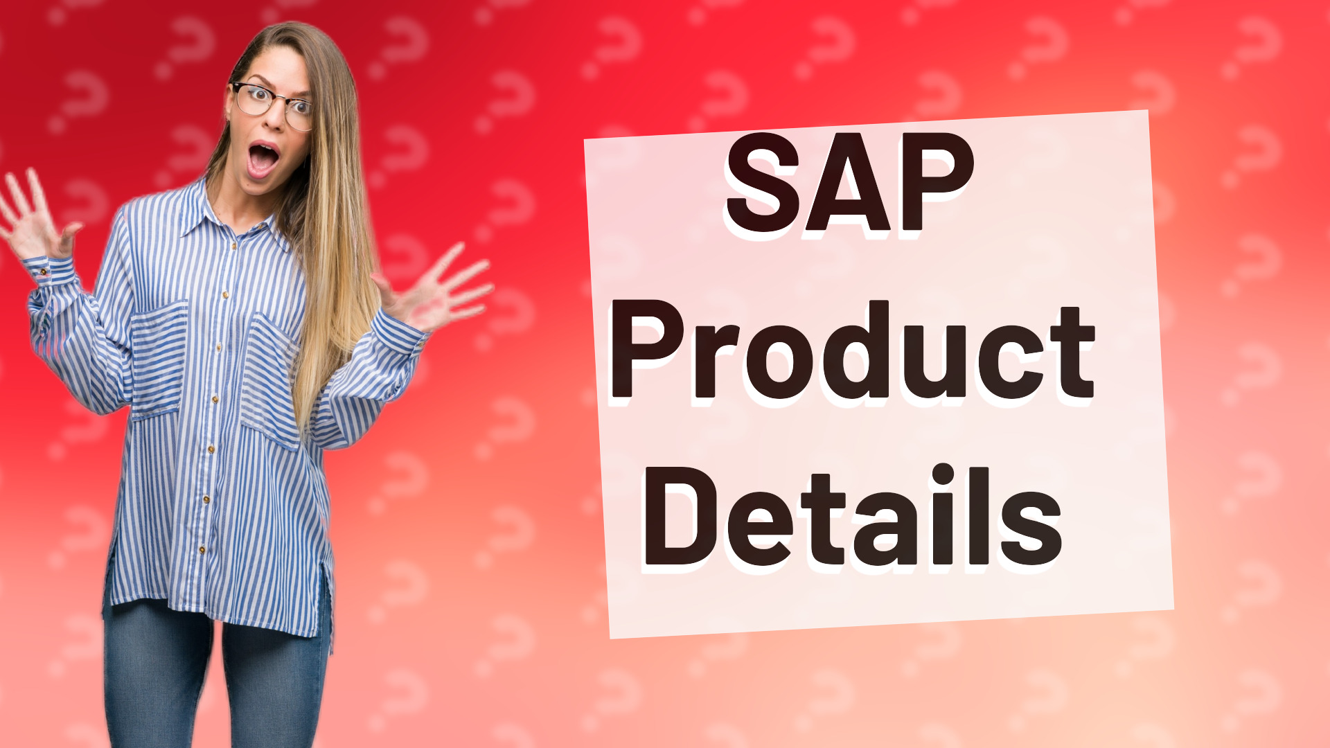 SAP Product Details