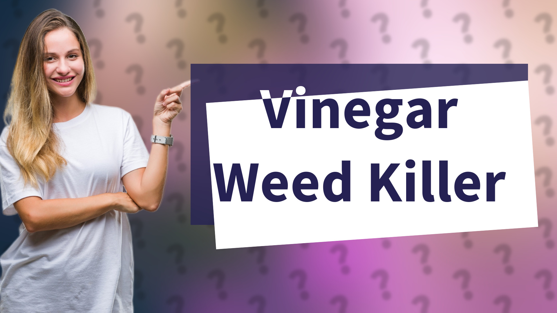 Vinegar Weed Killer
