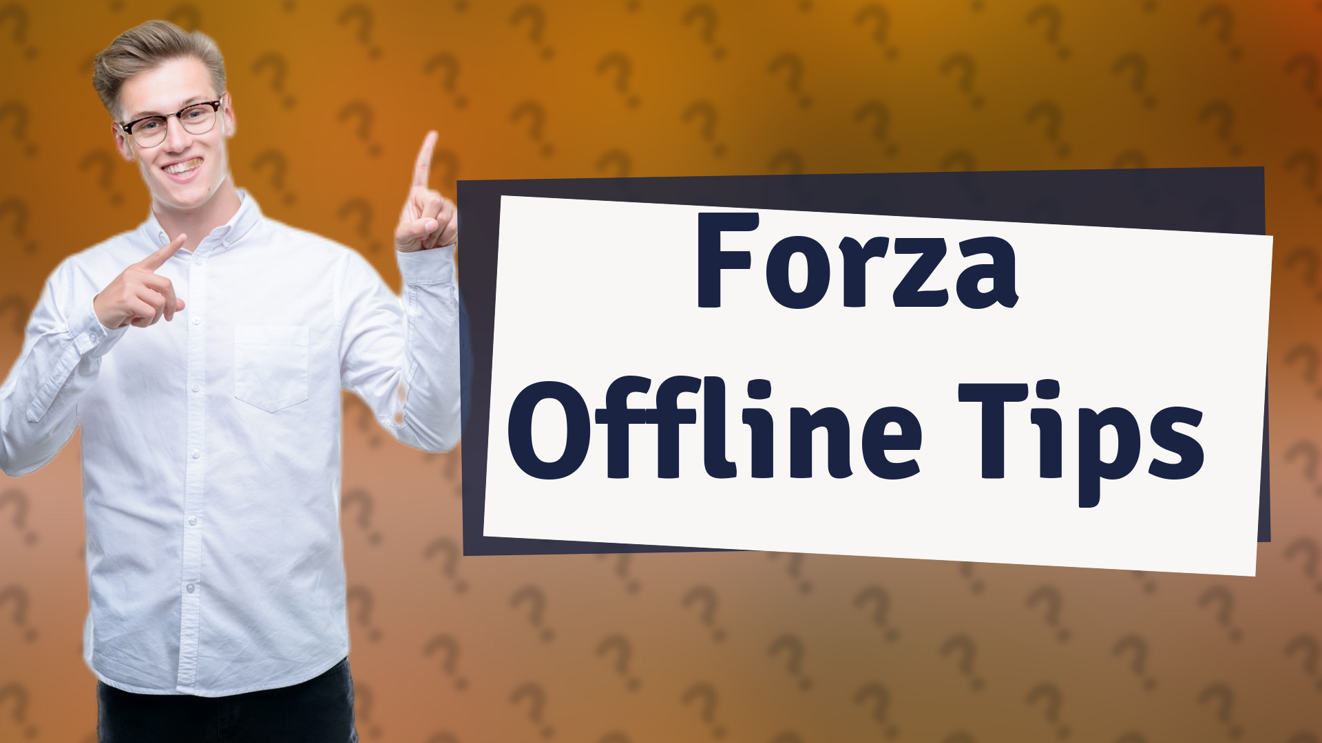 Forza Offline Tips