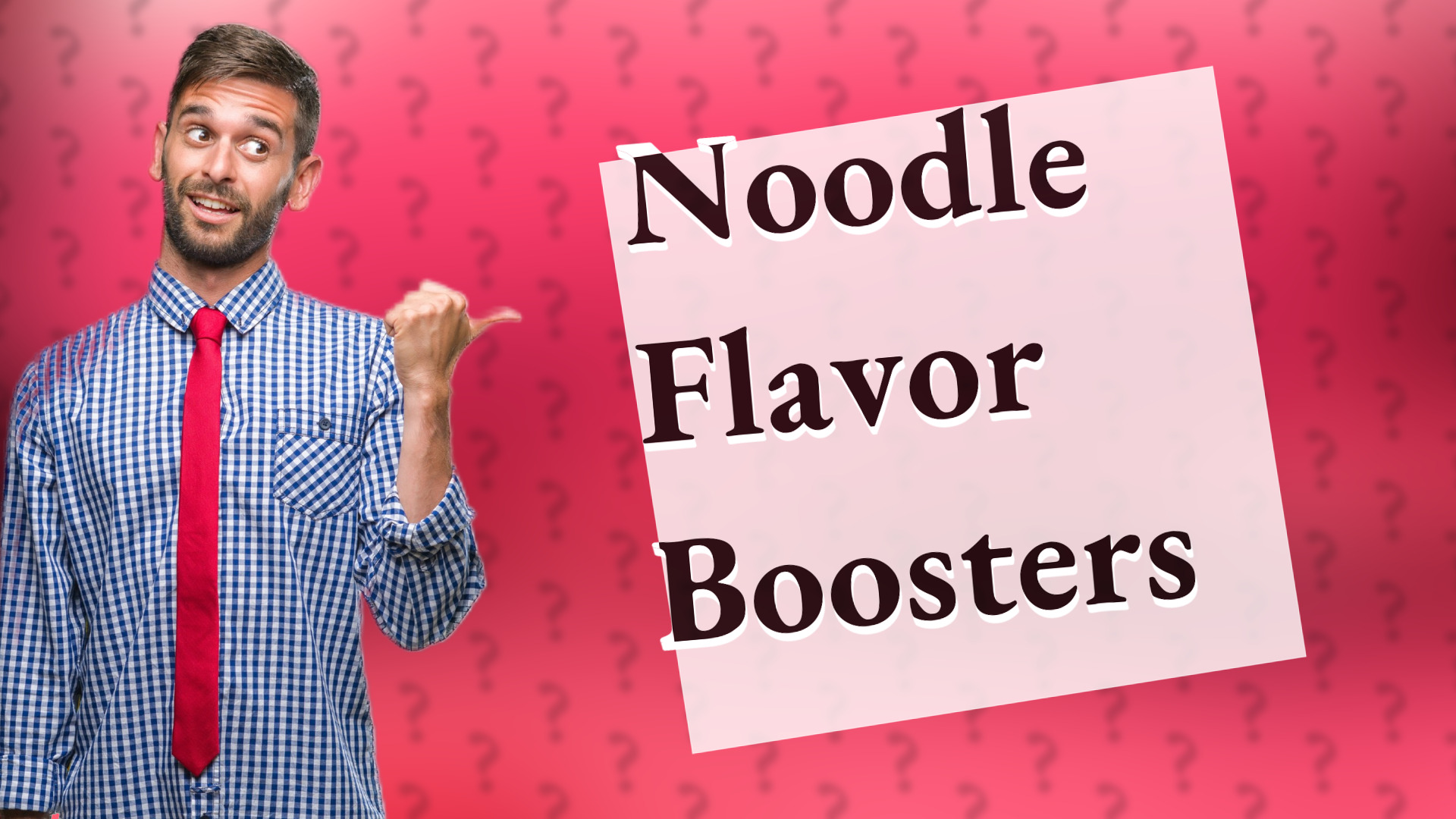 Noodle Flavor Boosters