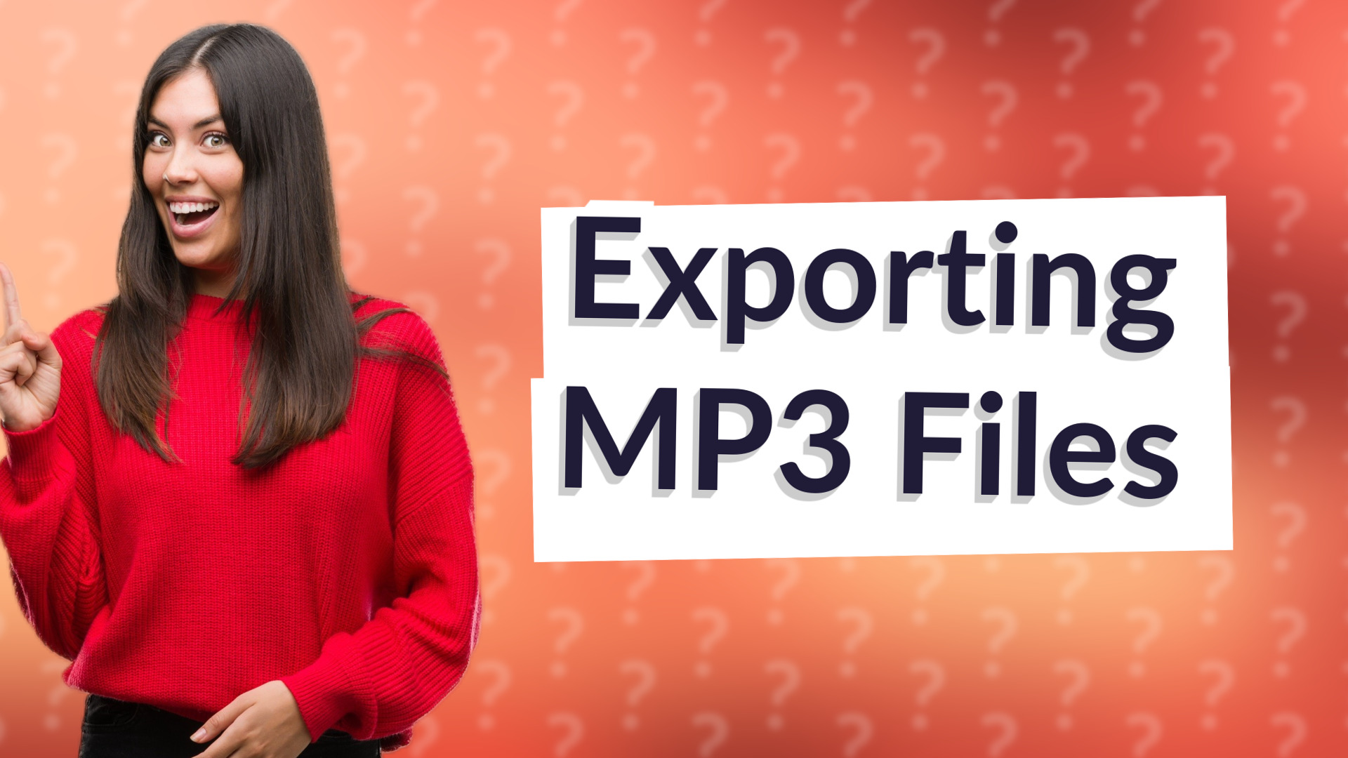 Exporting MP3 Files