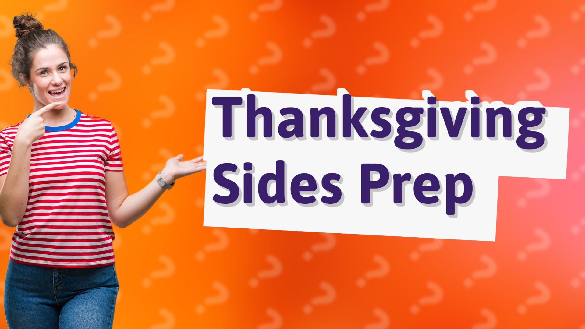 Thanksgiving Sides Prep