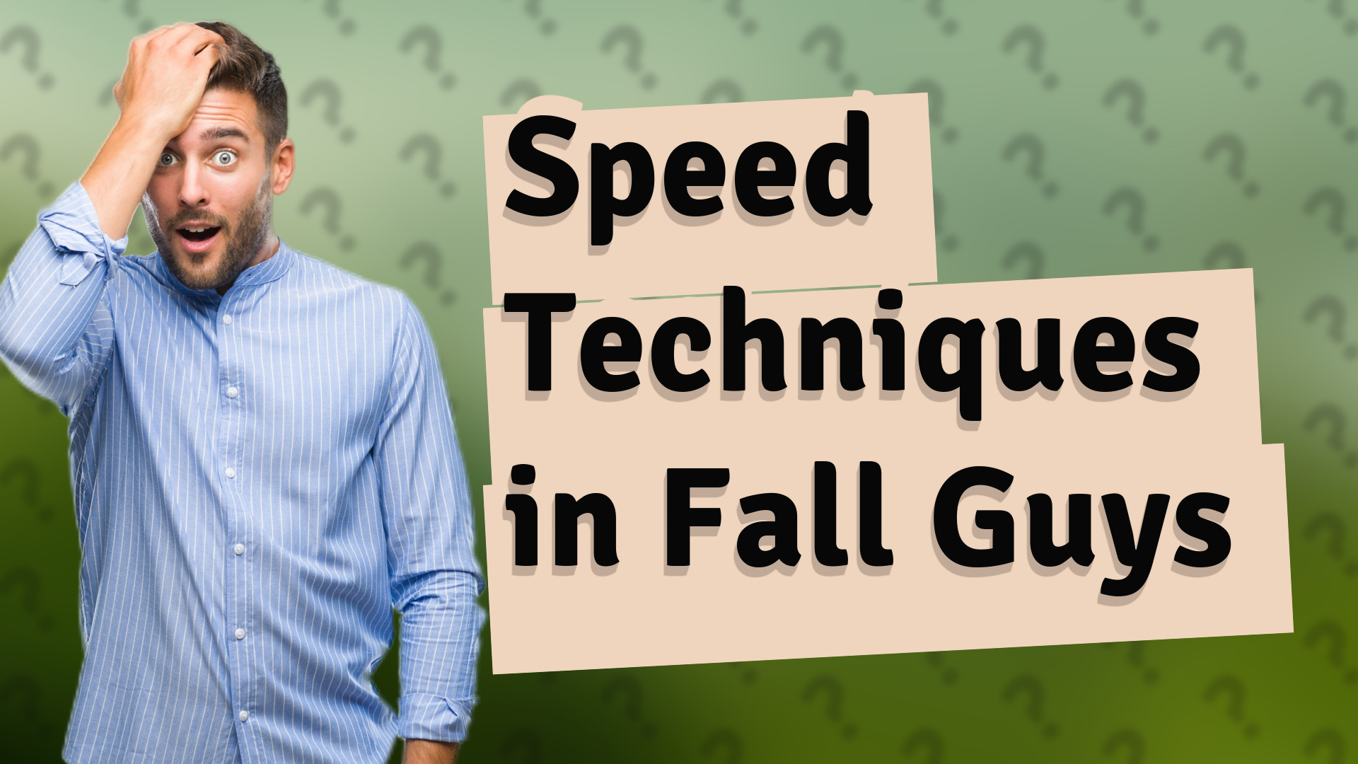 Speed Techniques in Fall Guys