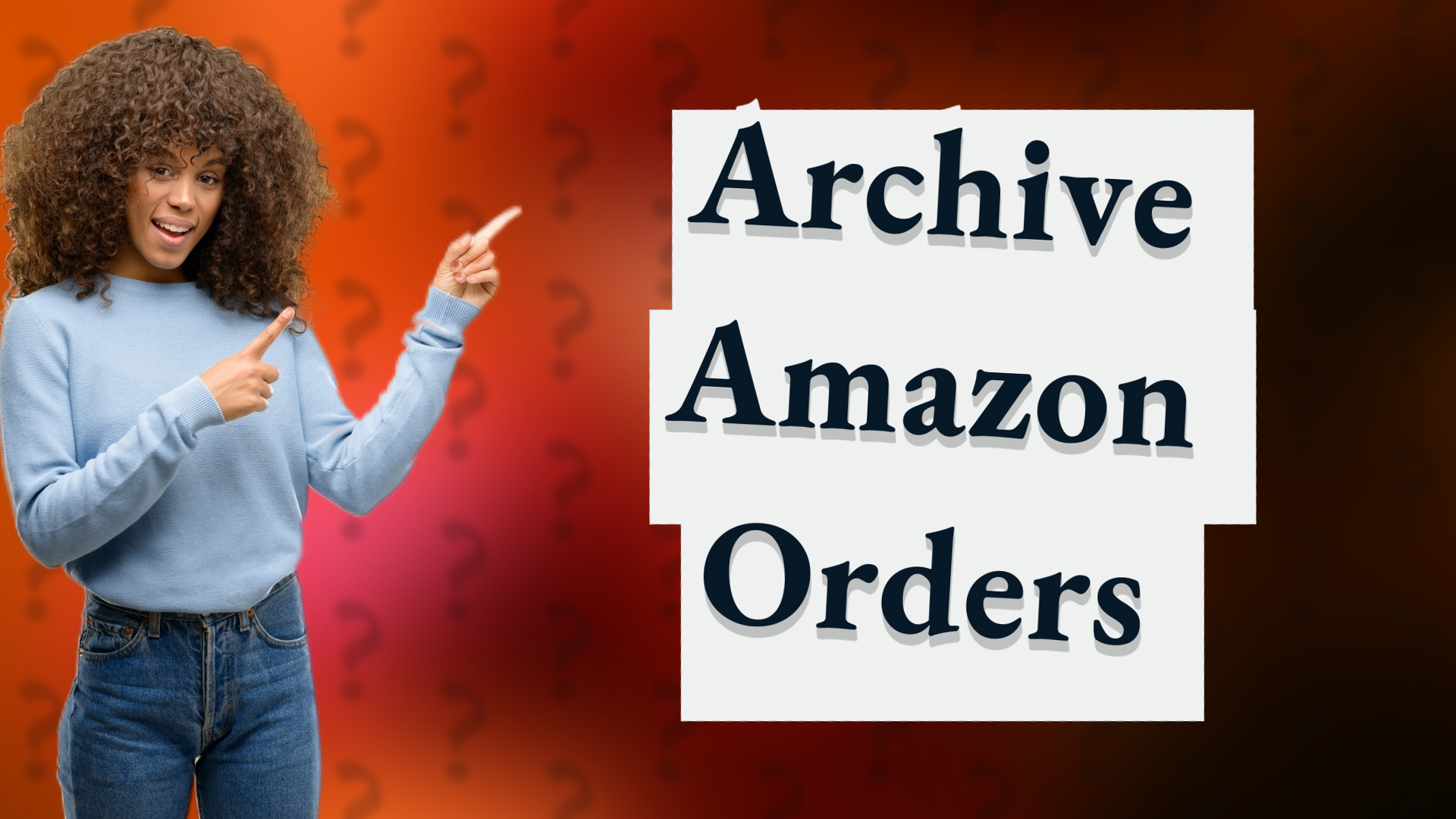 Archive Amazon Orders