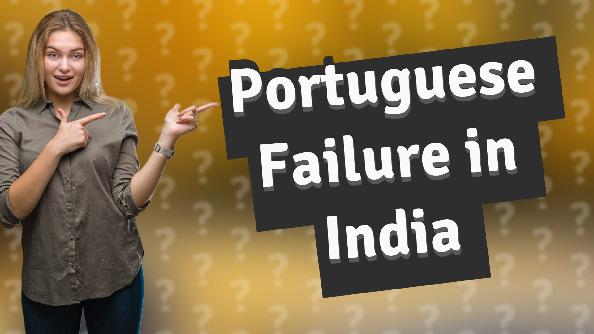 Portuguese Failure in India