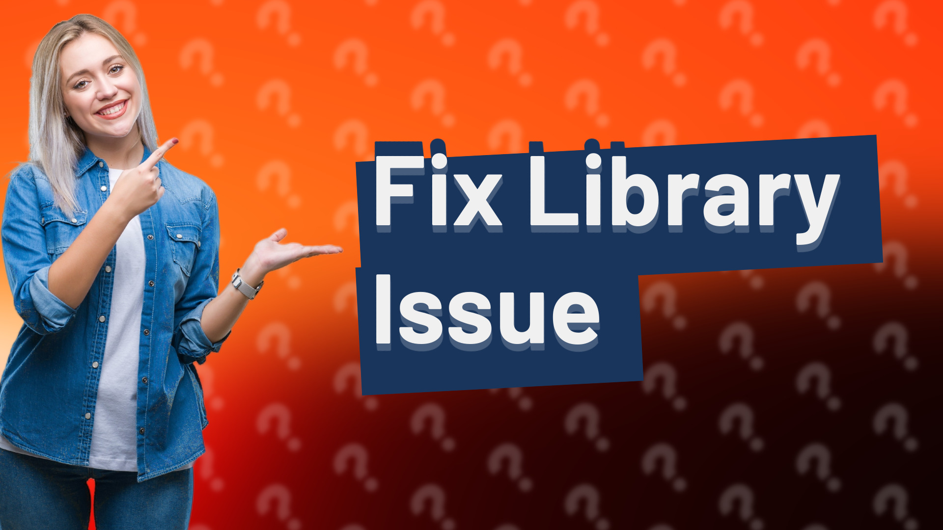 Fix Library Issue