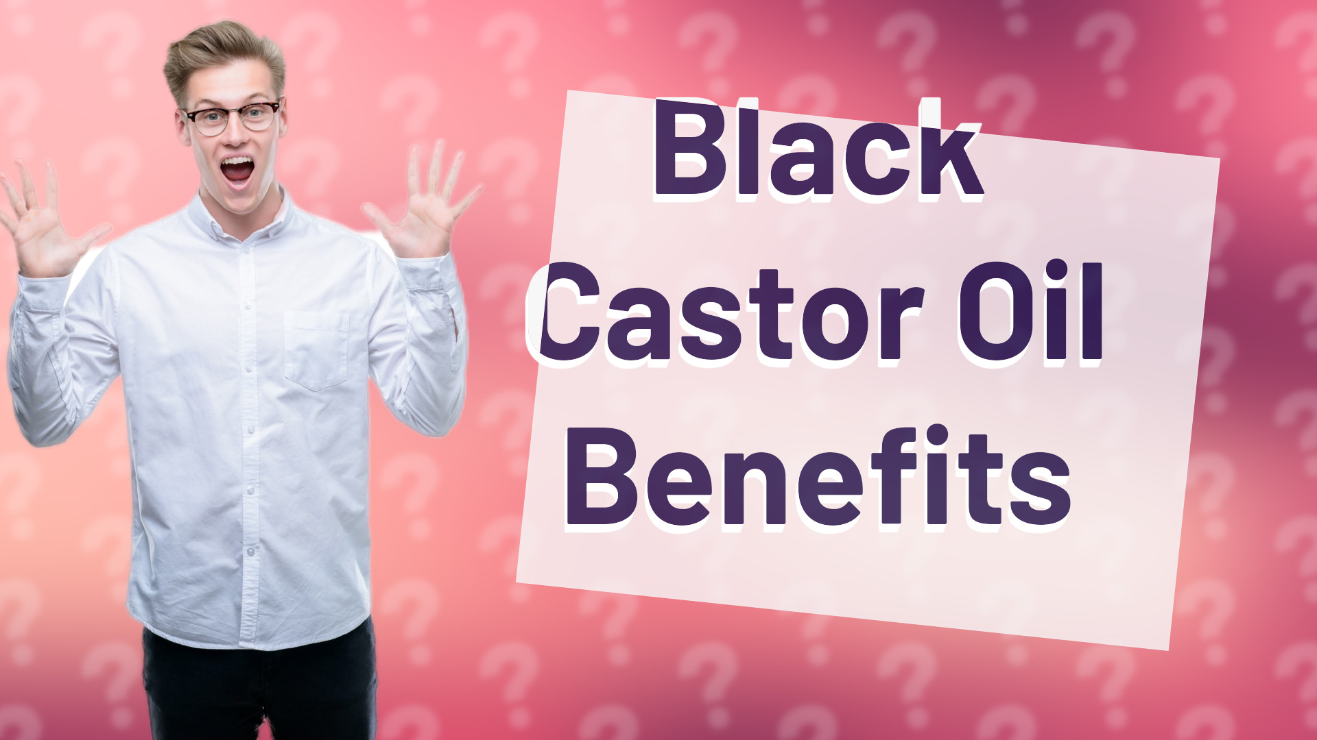 Black Castor Oil Benefits