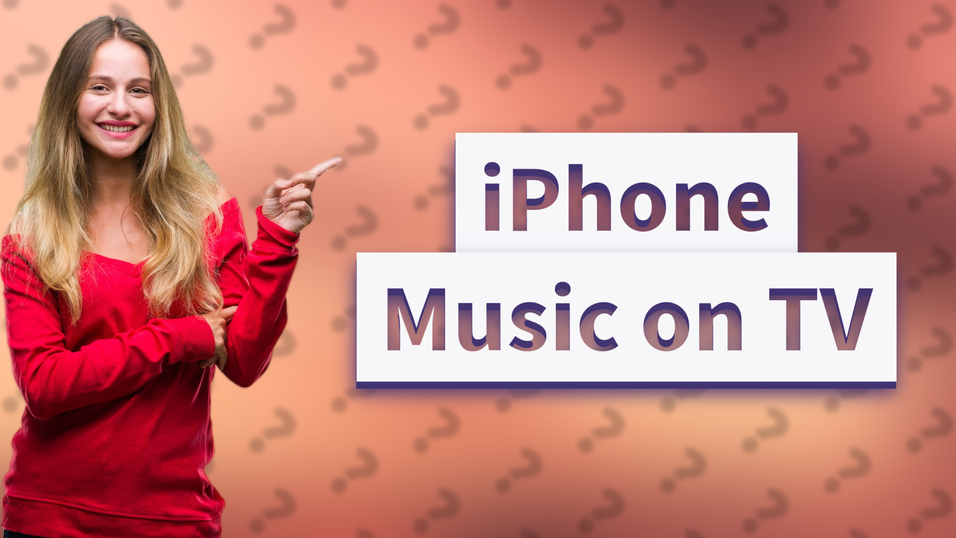 iPhone Music on TV