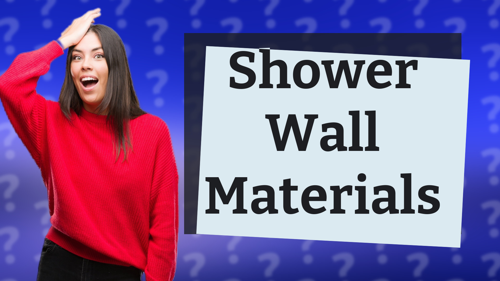 Shower Wall Materials