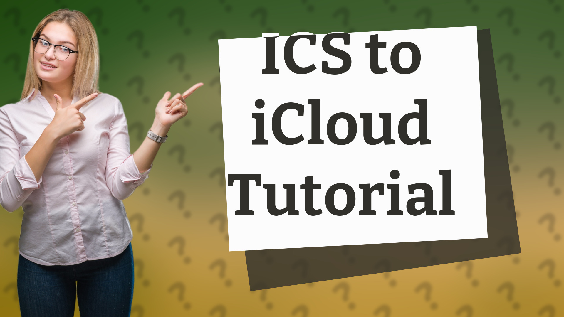 ICS to iCloud Tutorial
