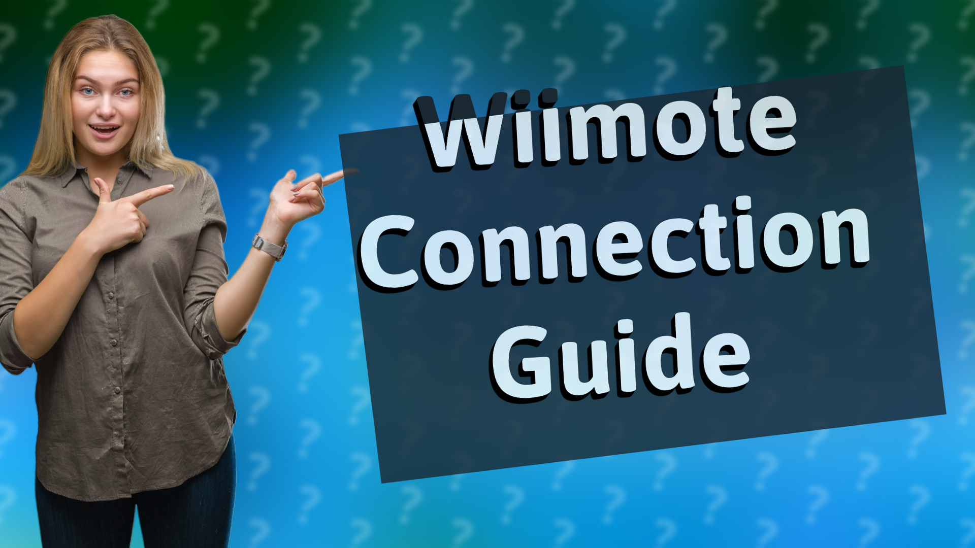 Wiimote Connection Guide
