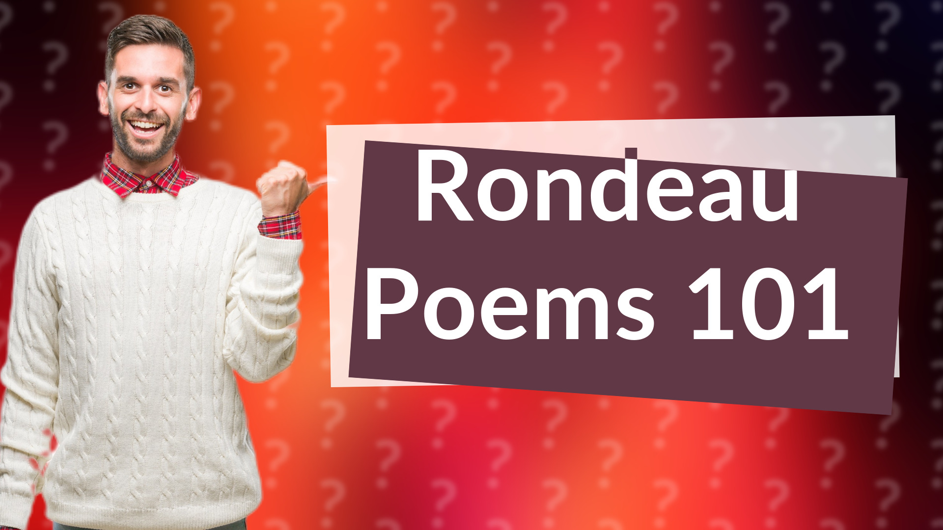 Rondeau Poems 101