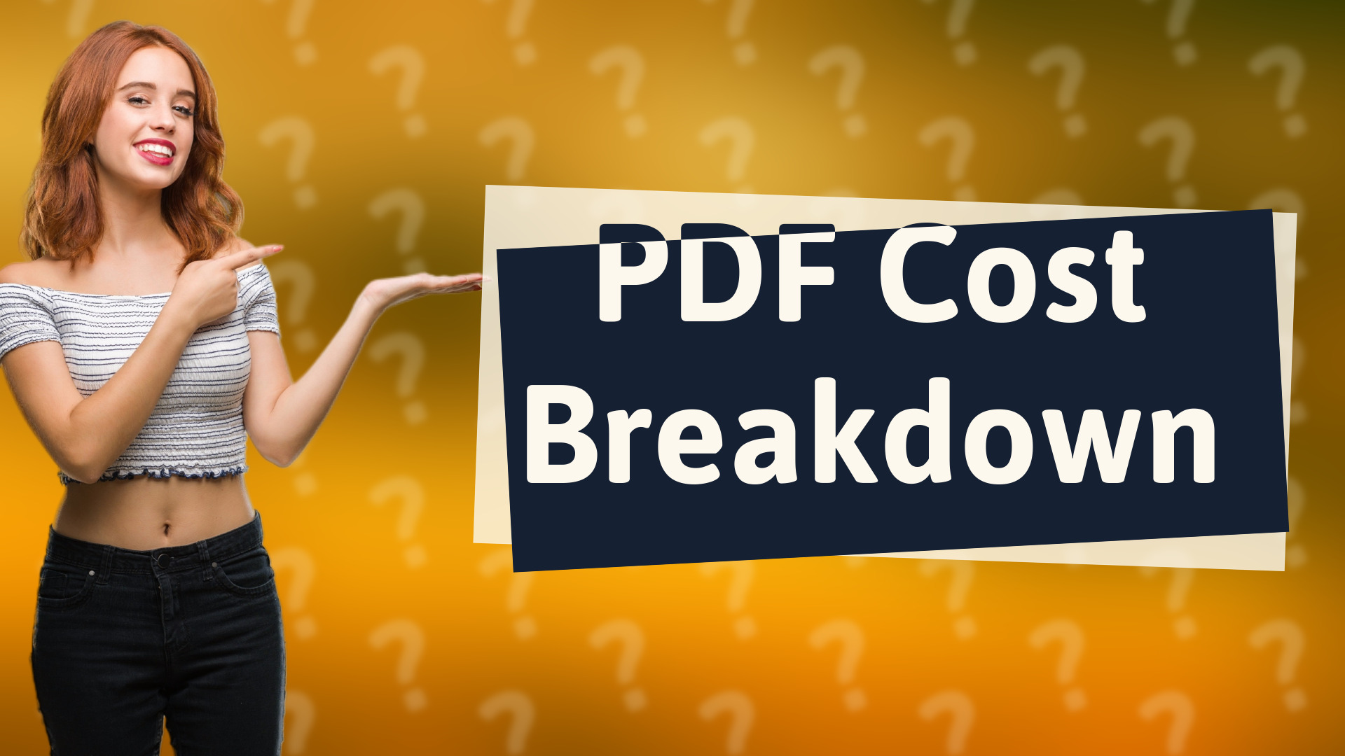 PDF Cost Breakdown
