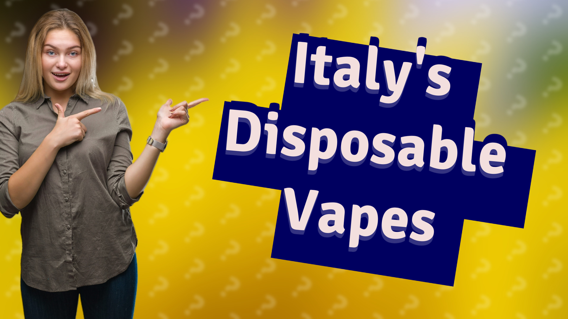 Italy's Disposable Vapes