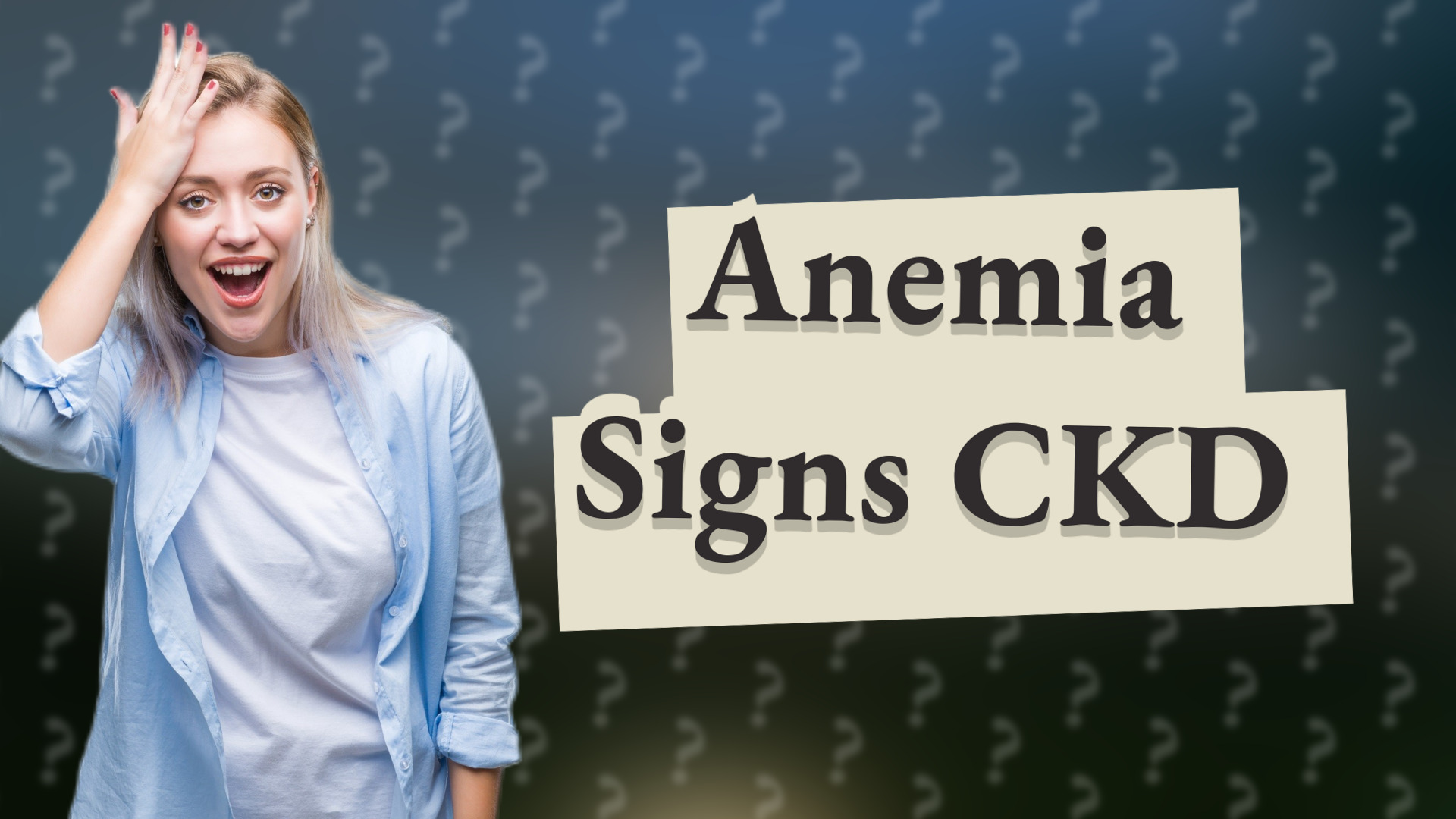 Anemia Signs CKD